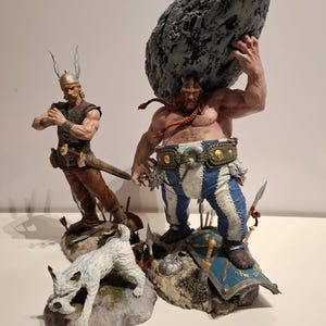 Asterix, Obelix & ldefix statues 1/6 scale
