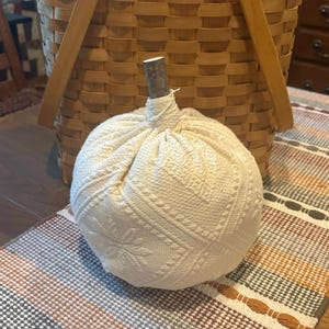 Antiker Vintage Quilt Kürbis