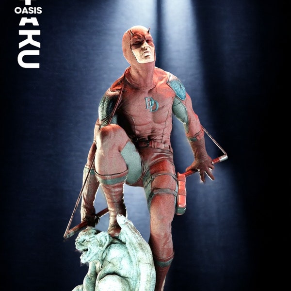 Daredevil Figure 3D STL Files - Marvel Daredevil 3D Printer files