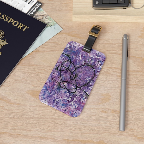 BTS Love Yourself : Answer Watercolor Painting - Acrylic Luggage Tag