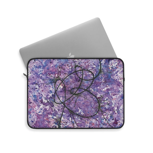 BTS Love Yourself : Answer Watercolor Painting - Plush Fleece Interior Laptop Sleeve