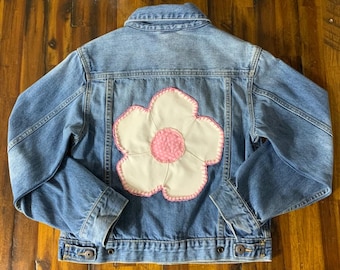 Hand-Stitched Groovy Flower Jacket