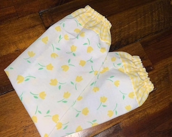 Vintage Yellow Tulip Rolling Pin Cover