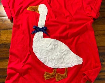 XL Red White and Blue Goose Shirt
