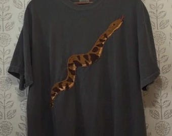 Hand-Stitched Copperhead Snake Shirt