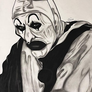 Killer Mime Drawing, Terrifier Inspired