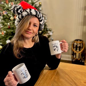 Taza personalizada signo del zodiaco, taza hecha a medida, taza con nombre, carta zodiacal, mesa, taza regalo, taza signo zodiaco, en español ingles y ruso