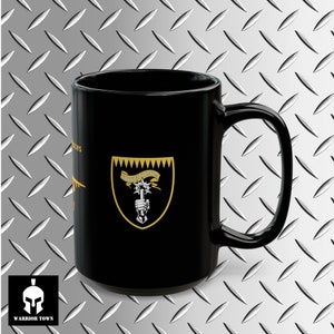 U.S. Navy Strike Fighter Squadron Twenty-Seven VFA-27 the Royal Maces Super Hornet F/A-18E 15 oz Ceramic Black Mug