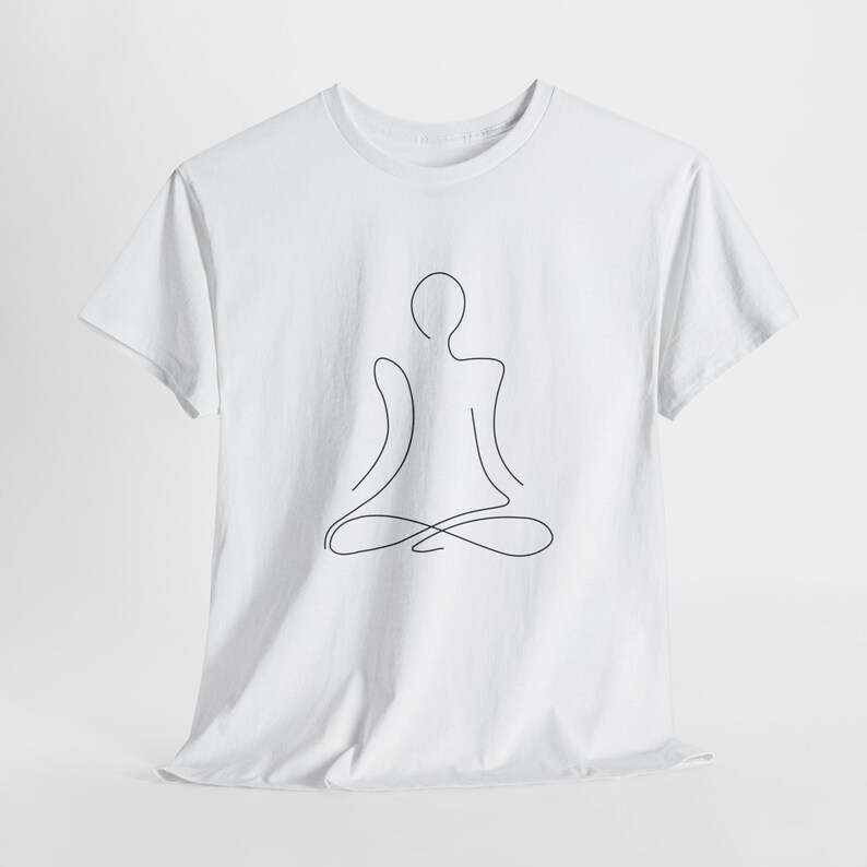 Find Your Zen: Yoga Pose Meditation Tee Meditating Figure Illustration ...