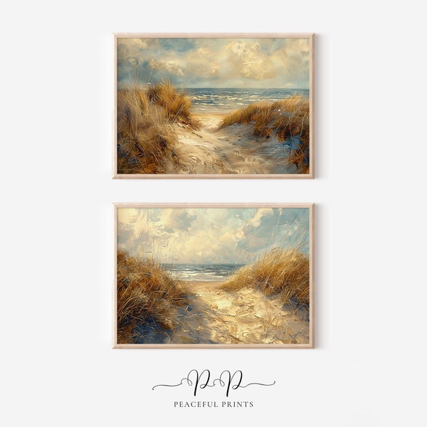 Sunset Print, Coastal Sunset, Seaside view, Ocean Landscape, Nature Painting, Sunset watercolor printable wall art, Beach Sunset, Neutral