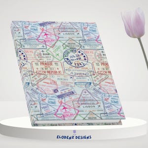 Passport Stamps Travel Journal: Wanderlust Traveler's Notebook