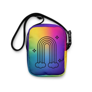 Crossbody Rainbow Bag Festival Belt Bag Fanny Pack