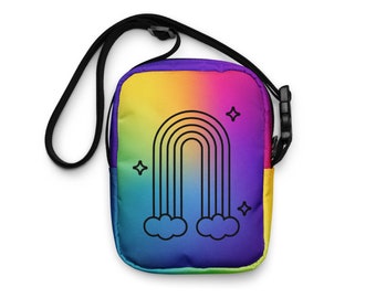 Crossbody Rainbow Bag Festival Belt Bag Fanny Pack