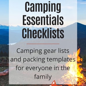 Camping Essentials Checklists - wissen, welche Ausrüstung für eine großartige Reise einzupacken ist!