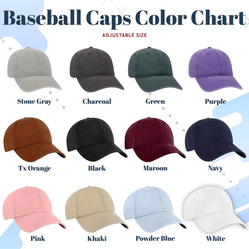 Gorra bordada con texto personalizado, Tu texto aquí, Gorra con frase ingeniosa, Gorra de béisbol vintage, Gorra de camionero personalizada, Regalo personalizado, Gorra de papá personalizada imagen 7