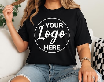 Custom Your Logo Here Shirt, Personalized Company Logo Youth Tee, Business Logo Tee, Sports Team Logo Tank Top, Custom Saying V-neck Shirt