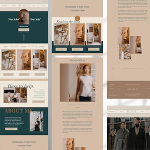 Home Showit Website | Real Estate Agent Website Template | Showit Website Template | Website for Real Estate Marketing | Real Estate