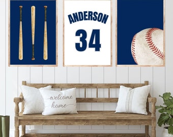 baseball wall art for boy room vintage baseball poster custom baseball jersey wall art baseball wall art boy nursery baseball gift for him