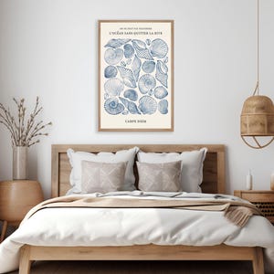 beach house shell art for airbnb wall decor for vacation home french art decor for home