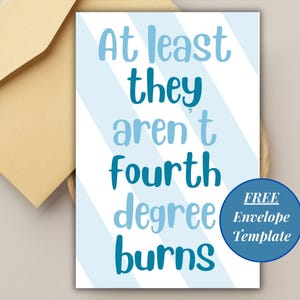 funny get well soon card inappropriate get well gift for him dry humor get better soon pun card for husband funny positive cards dark humor