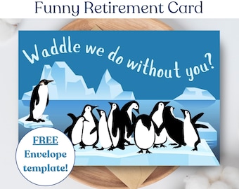 Carte de retraite amusante pour un collègue de travail carte de jeu de mots pour le patron carte de félicitations pour une bonne retraite cadeau pour collègue humour de retraite