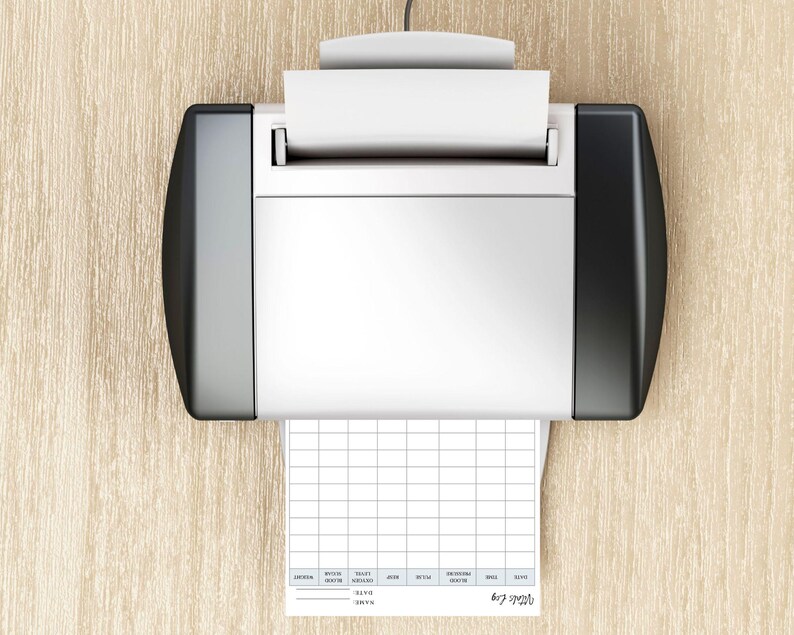 vital sign template for board and care records