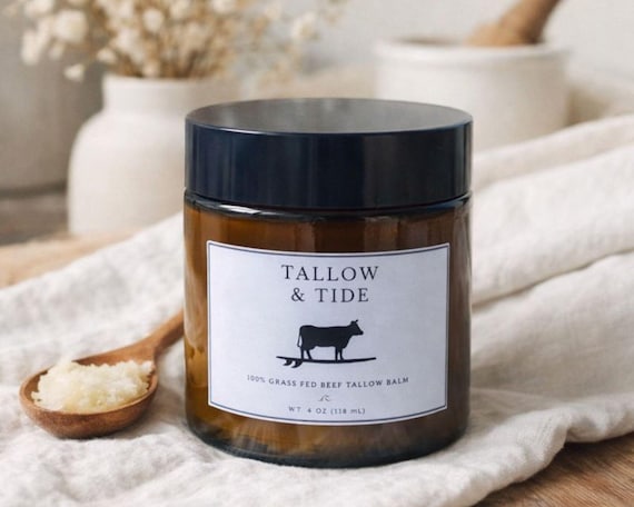 whipped tallow balm grass fed organic moisturizer 100% grass fed tallow balm non toxic skin cream whipped tallow skincare all natural tallow