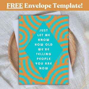 Tarjeta de cumpleaños sarcástica para ella, tarjeta de cumpleaños divertida, tarjeta de humor para hija adulta, tarjeta de felicitación imprimible para mejor amiga, tarjeta de feliz cumpleaños divertida