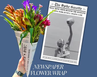 volleyball gift idea personalized volleyball player present for daughter beach volleyball gift idea coach flower bouquet for volleyball team