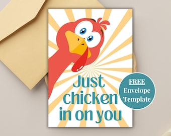 cute thinking of you card friendship pun encouragement digital card for him funny thinking of you card niece checking in on you card family