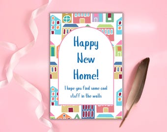 funny new home card sarcastic new house card for new home owner humorous congrat on first home card from realtor funny housewarming card