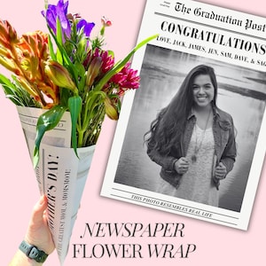 Décoration florale personnalisée pour l'obtention du diplôme d'études secondaires