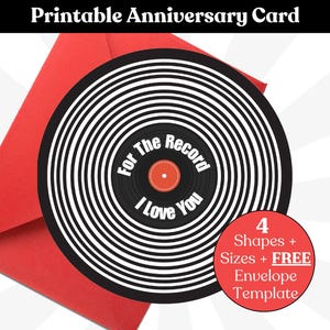 cartão de aniversário de amante da música para ele, cartão de artista músico para marido, cartão de trocadilho de aniversário de disco para namorado, cartão de vinil para professor de música
