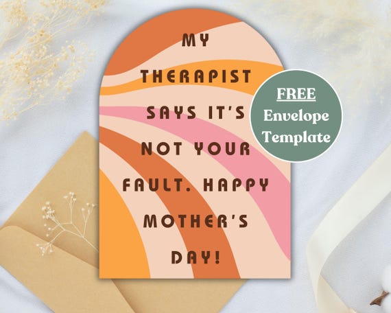 sarcastic mother day card funny mother day humor card from daughter trendy happy mother day greeting card for mom humorous card from her