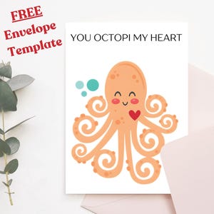 cartão de aniversário engraçado trocadilho para namorado cartão de aniversário de humor de última hora para ele cartão de amor de polvo hilário para marido presente de aniversário