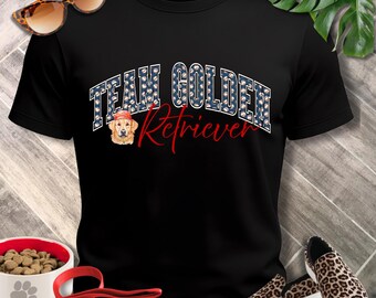 Team Golden Retriever Baseball T-Shirt | Dog Mom Gift