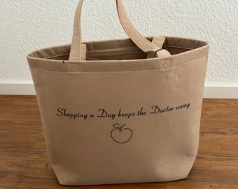 Filz-Shopper mit Aufdruck