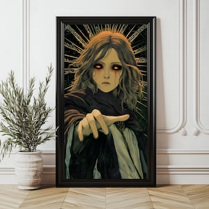 Elden Ring | Melina | Digital Poster | Dark Fantasy Wall Art | Printable Gaming Decor | Instant Download PNG File