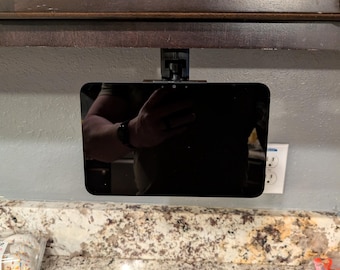 Echo Show 8 (última versión de 2025): soporte giratorio personalizado para debajo del gabinete (blanco o negro)