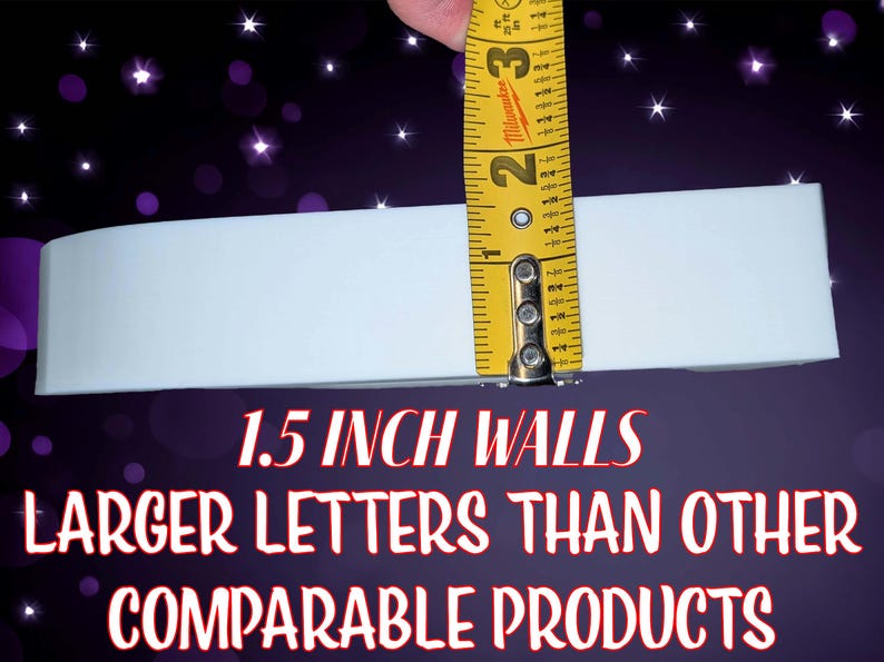Custom 3D Printed Letters and Numbers | 9 Inch Tall | Perfect for ...