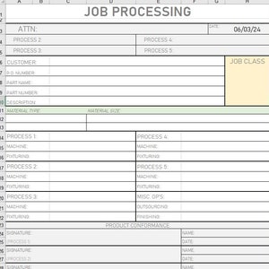 ISO 9001 2015 計画および生産管理テンプレート（手順付き） - セクション 8.1