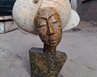 Abstrakte Frauenfigur Skulptur | Shona Skulptur | Steinskulptur | Wohnkultur | Geschenke|David White