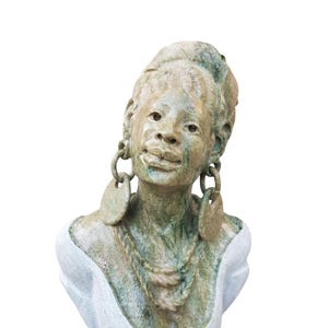 Afrikaanse vrouwensculptuur| Shona-beeldhouwwerk| Verdite| Stenen beeldhouwwerk| Woondecoraties| Cadeaus
