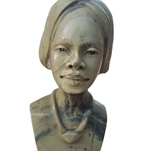 African Woman Sculpture| Shona Sculpture| Stone Sculpture| Home Decor| Gifts