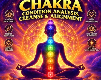 Complete chakra-analyse, reiniging en uitlijning