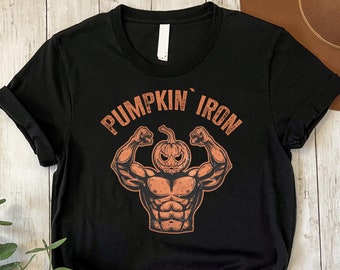 Pumpkin&#39; Iron Shirt, Pumpkin Shirt, Halloween Shirt Men, Funny Halloween Shirt, Halloween Costume