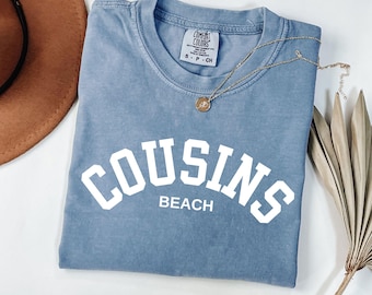 Comfort Colors Cousins Beach Crewneck Shirt - Beachy Teen Fashion