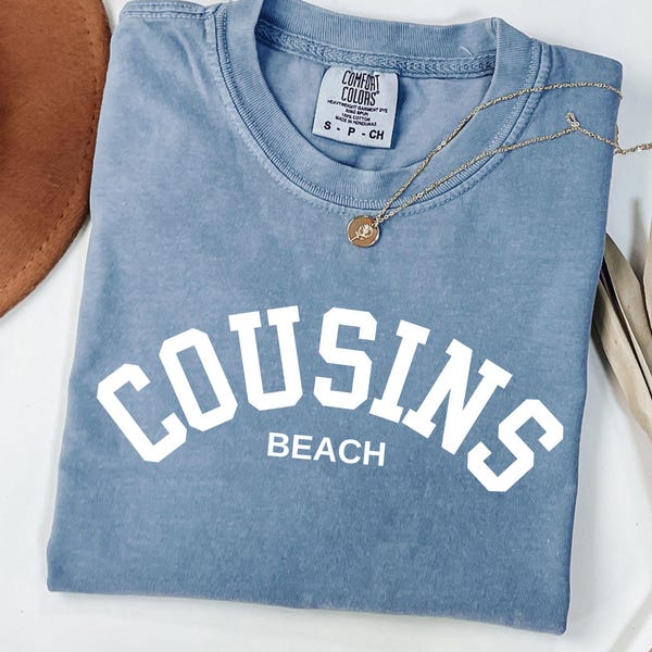 Comfort Colors Cousins Beach Crewneck Shirt - Beachy Teen Fashion