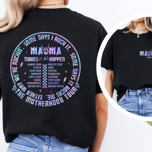 Mama Tour T-Shirt: Motherhood Rockin&#39; Graphic Tee