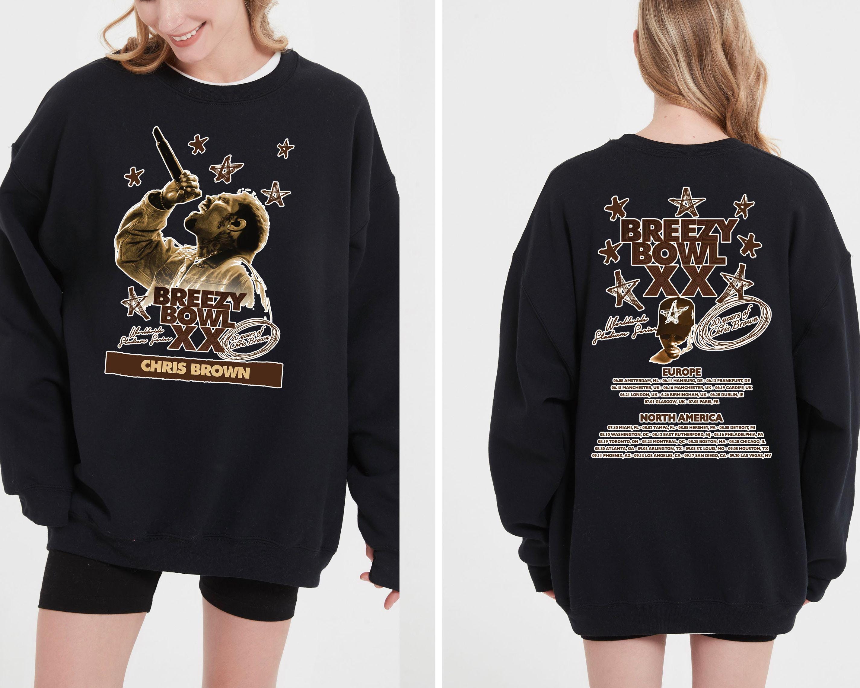 Chris Brown Breezy Bowl XX Tour 2025 Shirt - Etsy